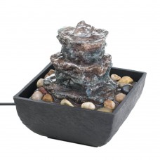 Water Fountains Indoor, Small Tabletop Water Fountain, Polyresin   302719432073